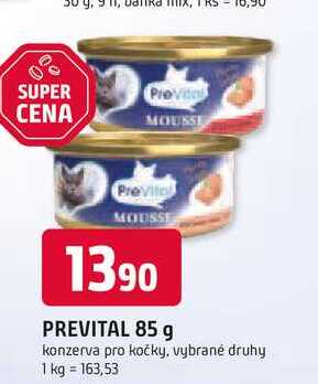 PREVITAL 85 g konzerva pro kočky
