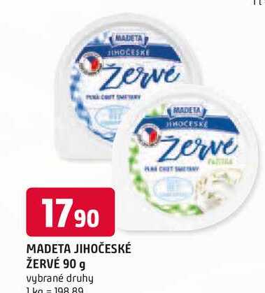 MADETA JIHOČESKÉ ŽERVÉ 90 g 