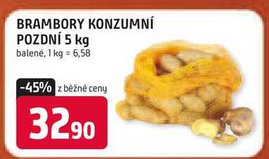 BRAMBORY KONZUMNÍ POZDNÍ 5 kg balené