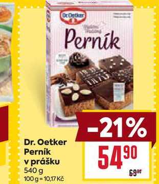 Dr. Oetker Pernik v prášku 540 g 