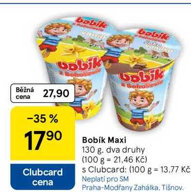 Bobík Maxi, 130 g, dva druhy  
