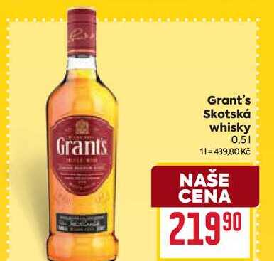 Grant's Skotská whisky 0,5l