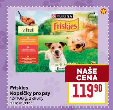 Friskies Kapsičky pro psy 12x 100 g