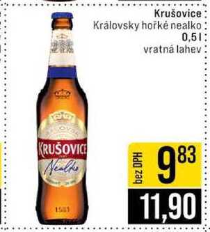 Krušovice Královsky hořké nealko 0,5 l