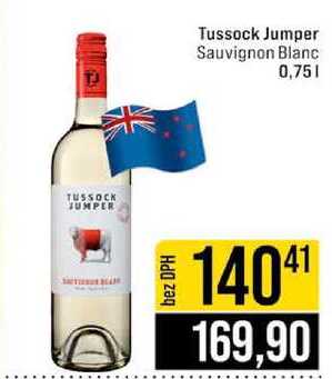 Tussock Jumper Sauvignon Blanc 0,75 l