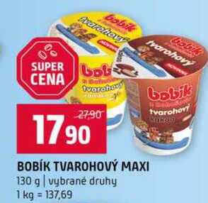 Bobík tvarohový maxi 130g