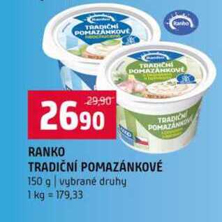 Ranko tradiční pomazánkové 150g
