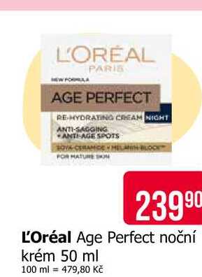 L'Oréal Age Perfect noční krém 50 ml 