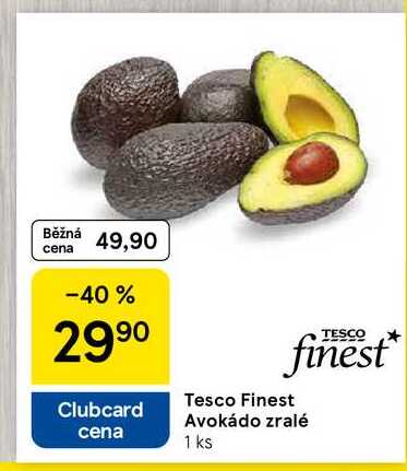 Tesco Finest Clubcard Avokádo zralé, 1 ks 