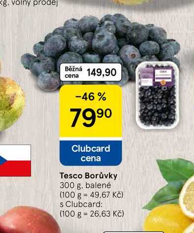 Tesco Borůvky, 300 g