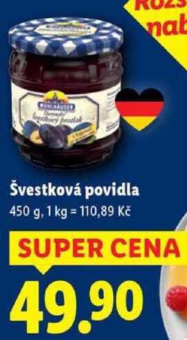 Švestková povidla, 450 g