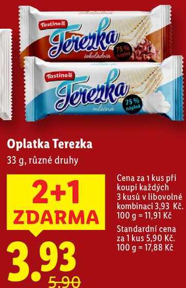 Oplatka Terezka, 33 g