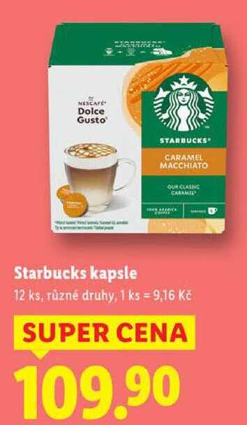 Starbucks kapsle, 12 ks