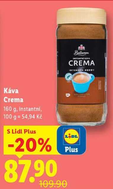 Káva Crema, 160 g