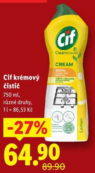 Cif krémový čistič, 750 ml