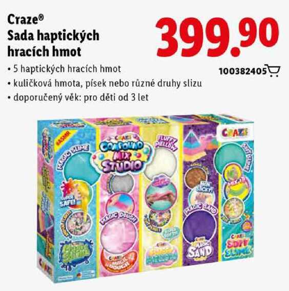 Craze Sada haptických hracích hmot 