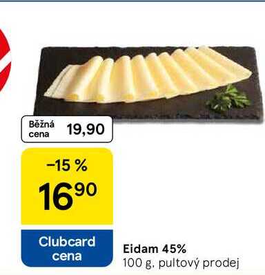 Eidam 45%, 100 g