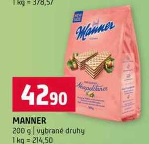Manner Mléčná čokoládová poleva 200g, 