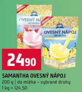 Samantha ovesný nápoj 200g