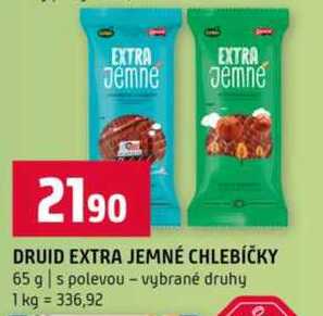 Druid extra jemné chlebíčky 65g