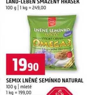 Semix lněné semínko natural 100g 