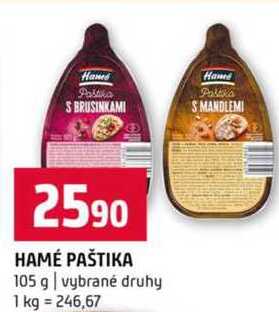 Hamé paštika 105g