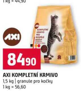 Axi kompletní krmivo 1,5kg