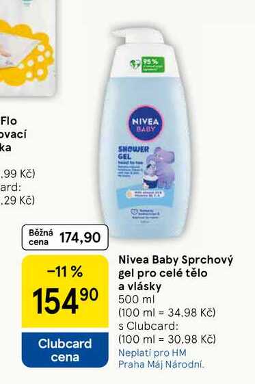 Nivea Baby Sprchový gel pro celé tělo a vlásky, 500 ml