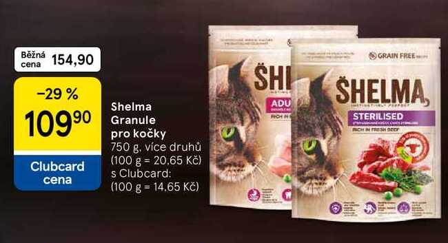 Shelma Granule pro kočky, 750 g