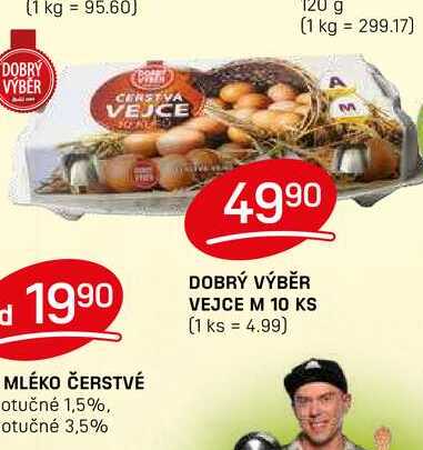 DOBRÝ VÝBĚR VEJCE M 10 KS 