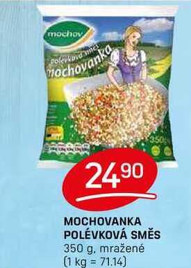 MOCHOVANKA POLÉVKOVÁ SMĚS 350 g. mražené 