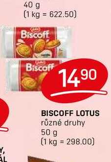 BISCOFF LOTUS různé druhy 50 g 