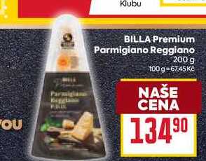 BILLA Premium Parmigiano Reggiano 200 g