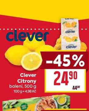 Clever Citrony balení, 500 g