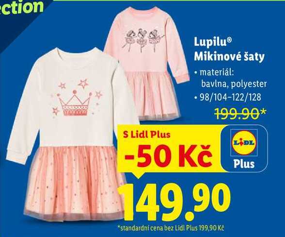 Lupilu Mikinové šaty