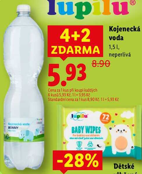 Kojenecká voda, 1,5 l