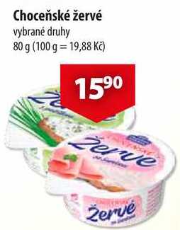 Choceňské žervé, 80 g