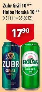 Zubr Grál 10, 0,5 l