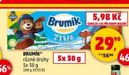 BRUMÍK, 5x 30 g 
