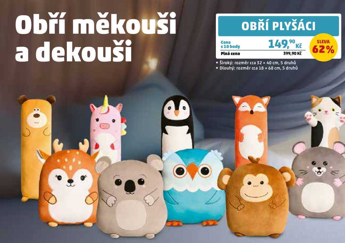 OBŘÍ PLYŠÁCI, 1 ks