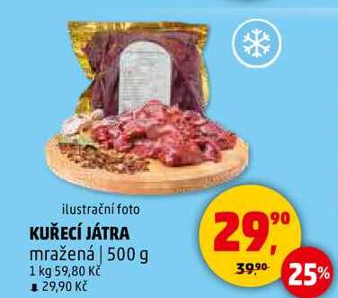 KUŘECÍ JÁTRA, 500 g 