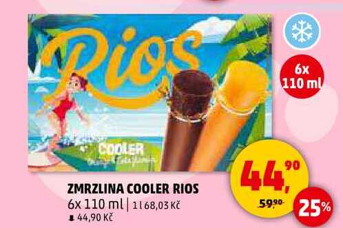 ZMRZLINA COOLER RIOS, 6x 110 ml 