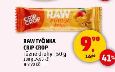 RAW TYČINKA CRIP CROP, 50 g 