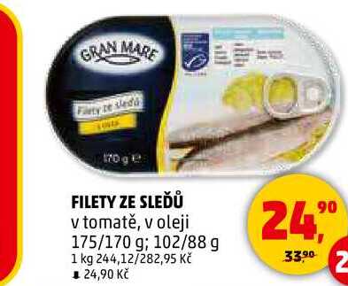 FILETY ZE SLEĎŮ, 175/170 g