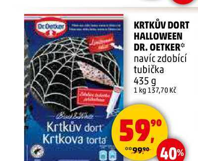 KRTKŮV DORT HALLOWEEN DR. OETKER, 435 g 