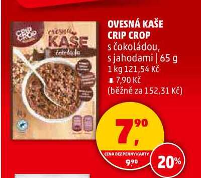 OVESNÁ KAŠE CRIP CROP, 65 g 