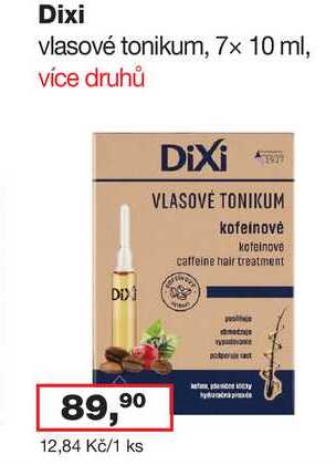 Dixi vlasové tonikum, 7x 10 ml, více druhů