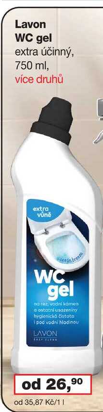 Lavon WC gel extra účinný, 750 ml, více druhů 
