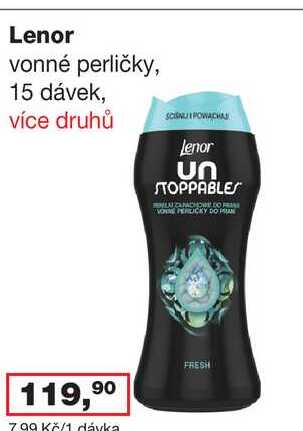 Lenor vonné perličky, 15 dávek, více druhů