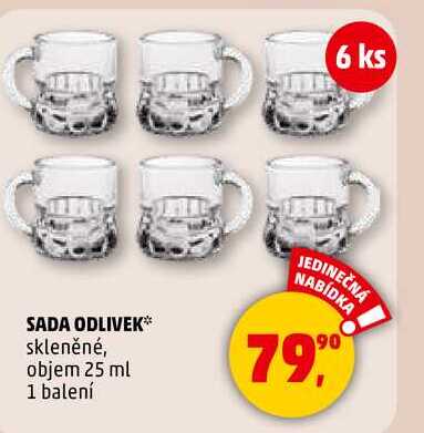SADA ODLIVEK, 6 ks